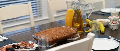 Free daily full breakfast