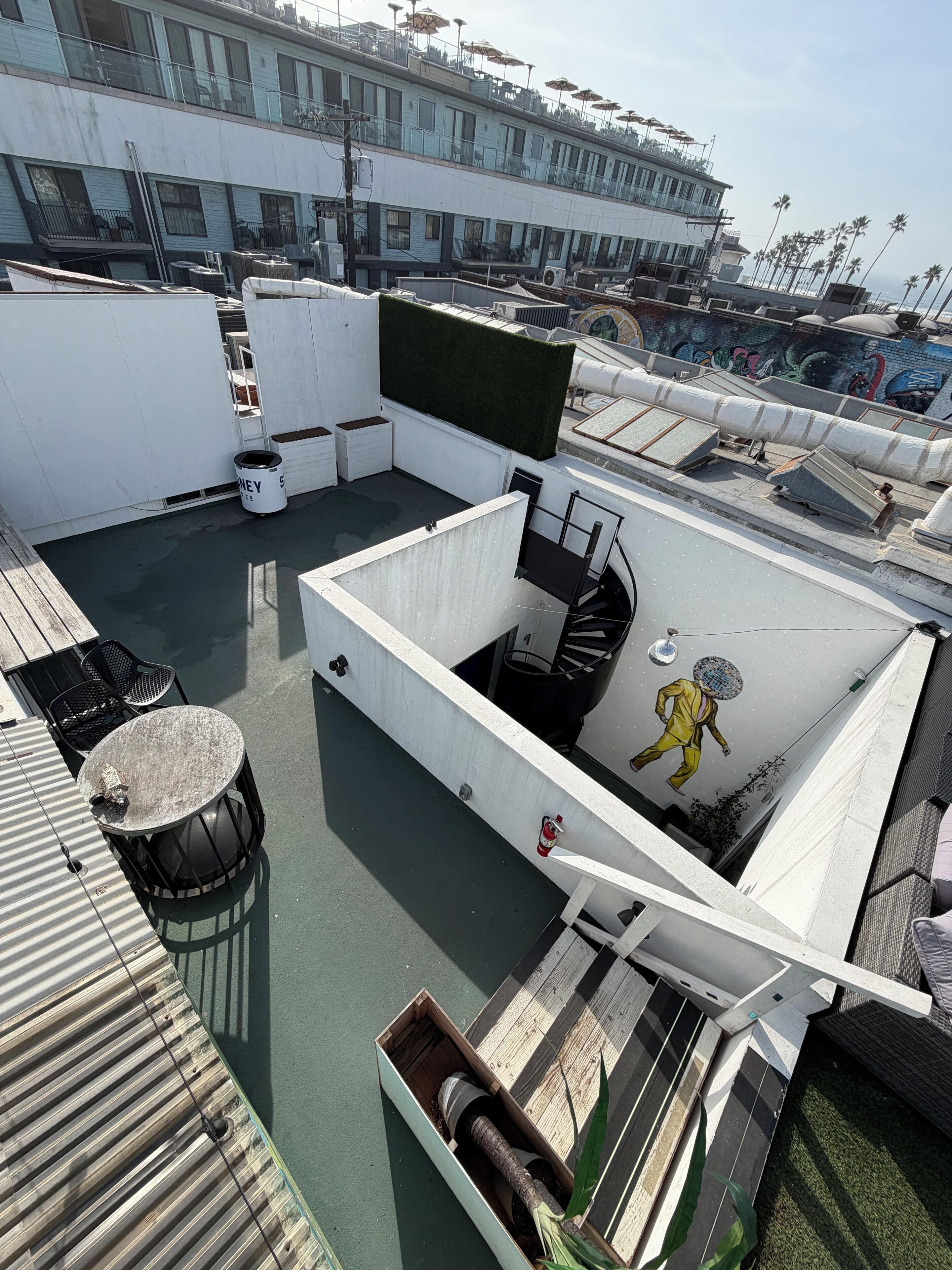 Enceinte de l’hébergement