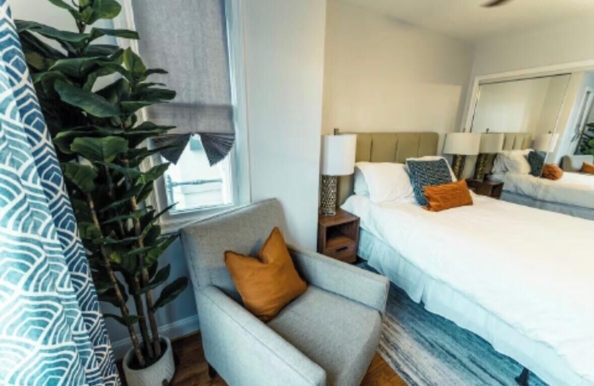 2 habitaciones, tabla de planchar con plancha y wifi gratis 