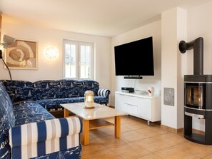 TV, lareira