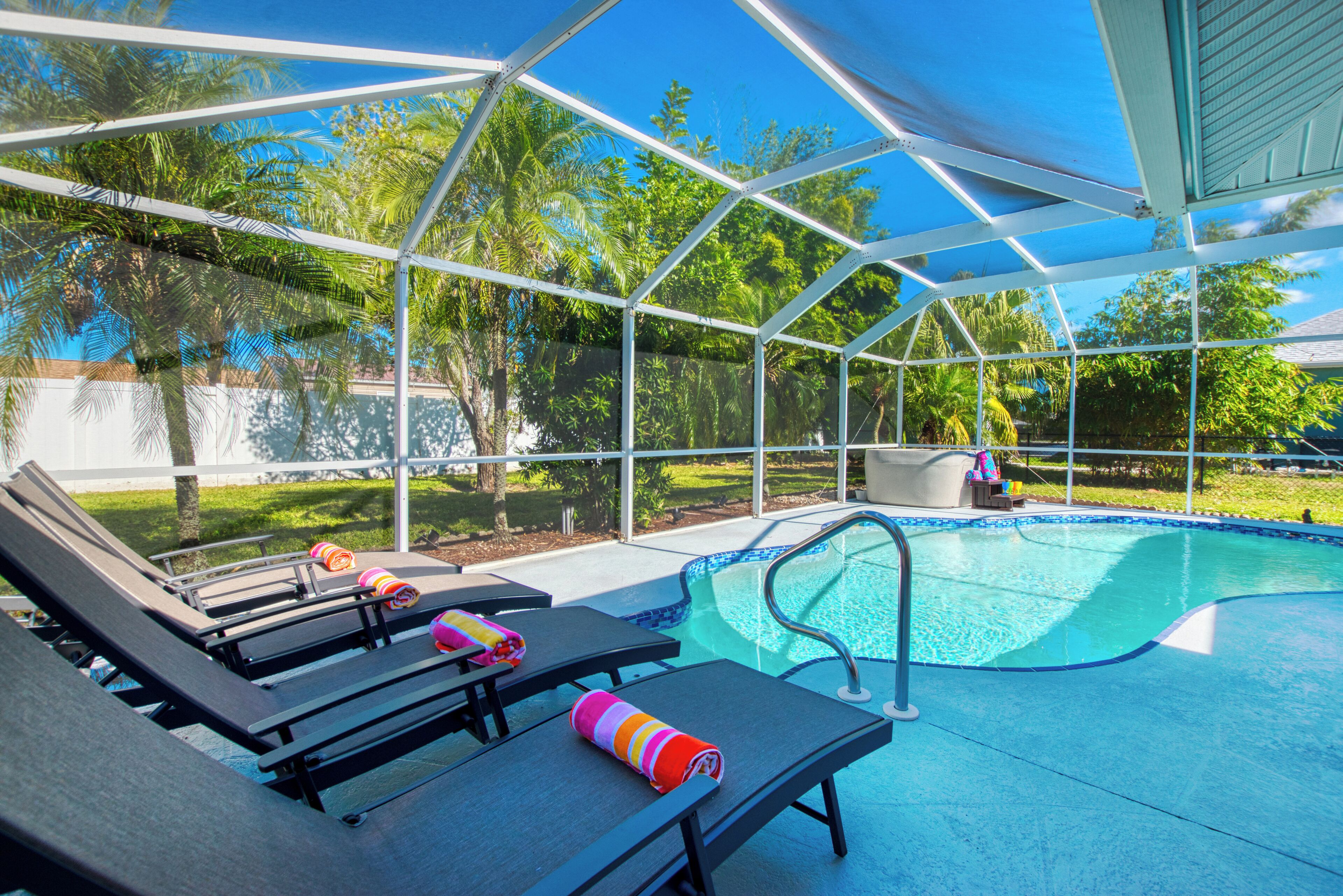 Et oppvarmet basseng