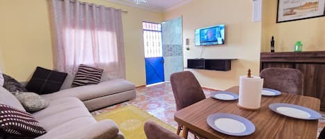 Classic Apartment, Partial Ocean View | Living area