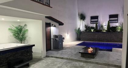 Medellin Mansion within walking distance of the best restaurants and bars.