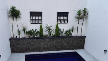 Indoor pool, outdoor pool