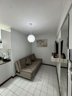 Living area - Apartment in Brasilia, near Plano Piloto, furnished and in a great location. (Plano Piloto)