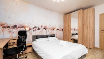 Bügeleisen/Bügelbrett, WLAN, Bettwäsche