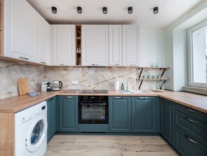 Fridge, oven, stovetop, dishwasher - Kilińskiego Chic Apartment (Łódź)