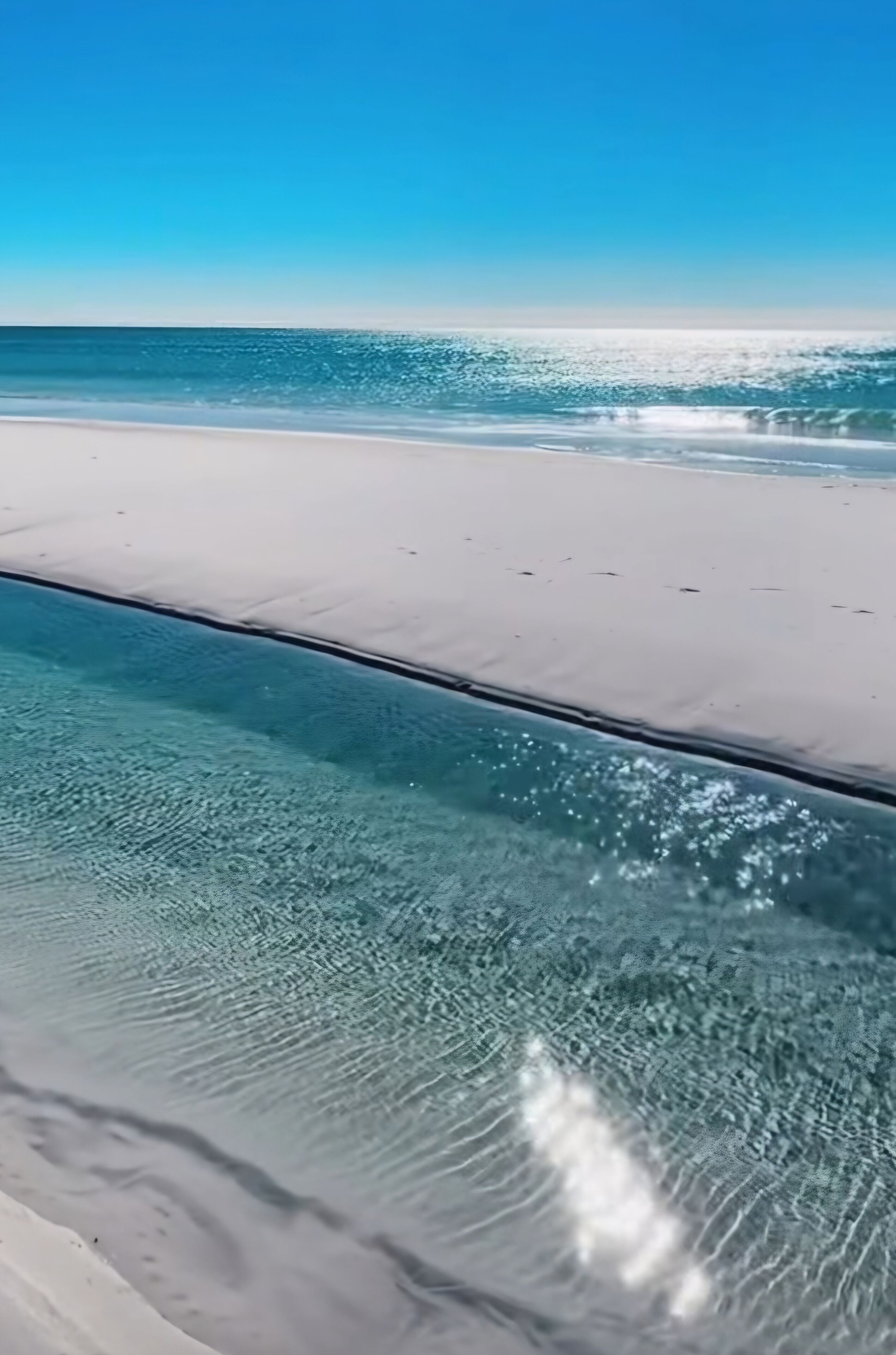 On the beach, sun loungers, beach towels