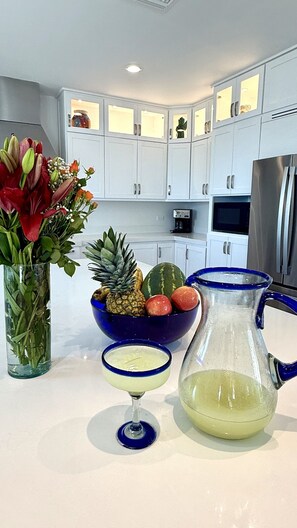 Fridge, microwave, oven, stovetop - Stunning Private Beach Front Villa w/ Private Sandy Beach, Roof Deck Firepit... (Cabo San Lucas)