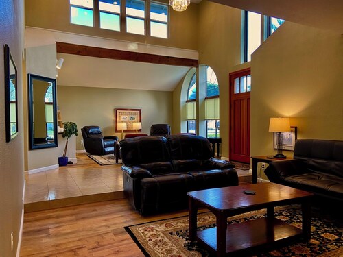 Modern McKinleyville 3BR Retreat | Deck, Gazebo, Fire pit & Lawn Games