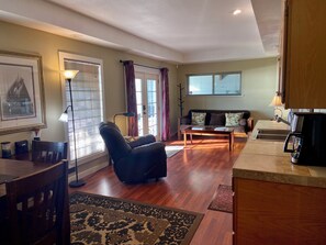 Interior - Ocean-view studio near redwoods and beaches—your basecamp for Trinidad adventure. (Trinidad)