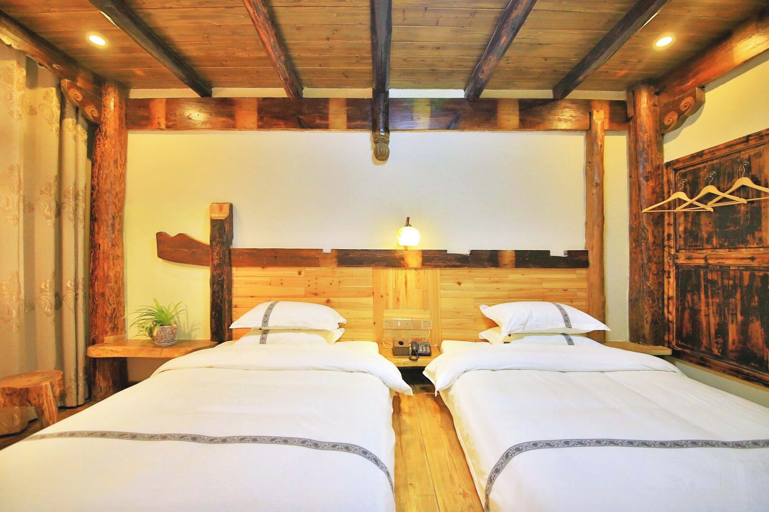 Senior Twin Room, Hill View | Desk, laptop workspace, blackout drapes, free WiFi