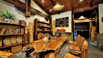 Sala de estar en el lobby