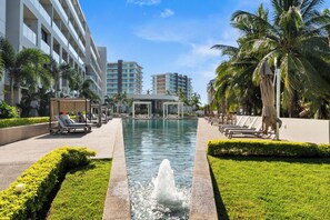 Pool - Cozy Studio at HotelMio with Balcony, Pool Access (Nuevo Vallarta)