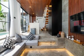 Basic Villa | Living area | TV, streaming services - Villa Sevu 5 (Cemagi)