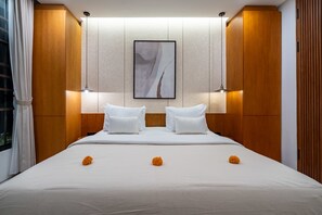 Villa básica | 3 habitaciones, escritorio y espacio para trabajar con laptop 