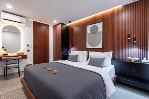 Vila básica, vista para o mar | 3 quartos, escrivaninha, espaço de trabalho para notebook