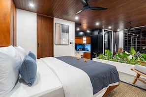 Basic Villa, Sea View | 1 bedroom, desk, laptop workspace, iron/ironing board