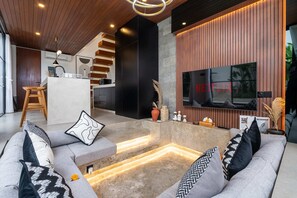 Basic Villa | Living area | TV, streaming services - Villa Sevu 4 (Cemagi)