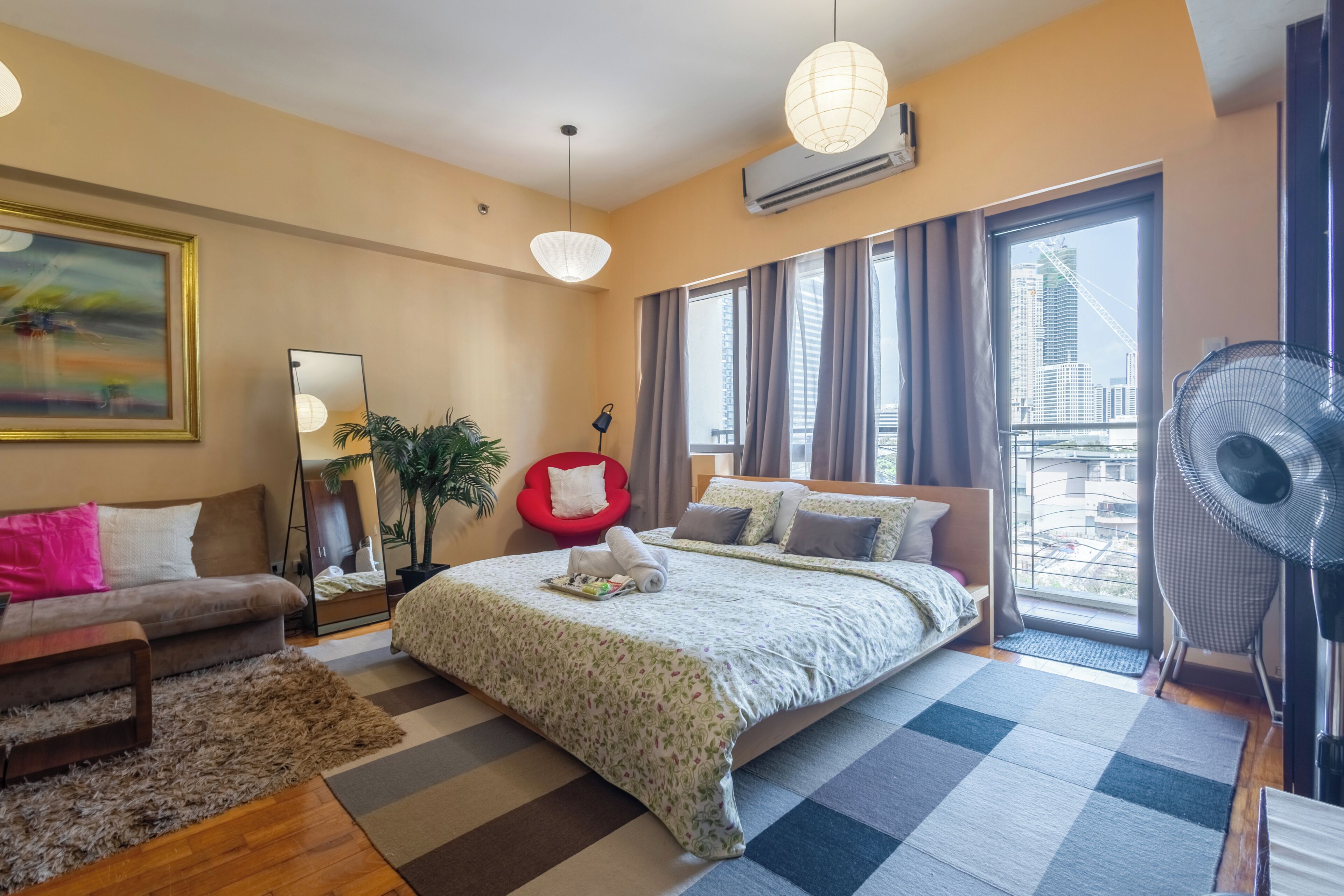 1 chambre, fer et planche à repasser, Wi-Fi, draps fournis