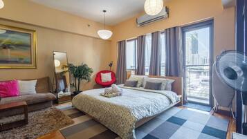 1 chambre, fer et planche à repasser, Wi-Fi, draps fournis