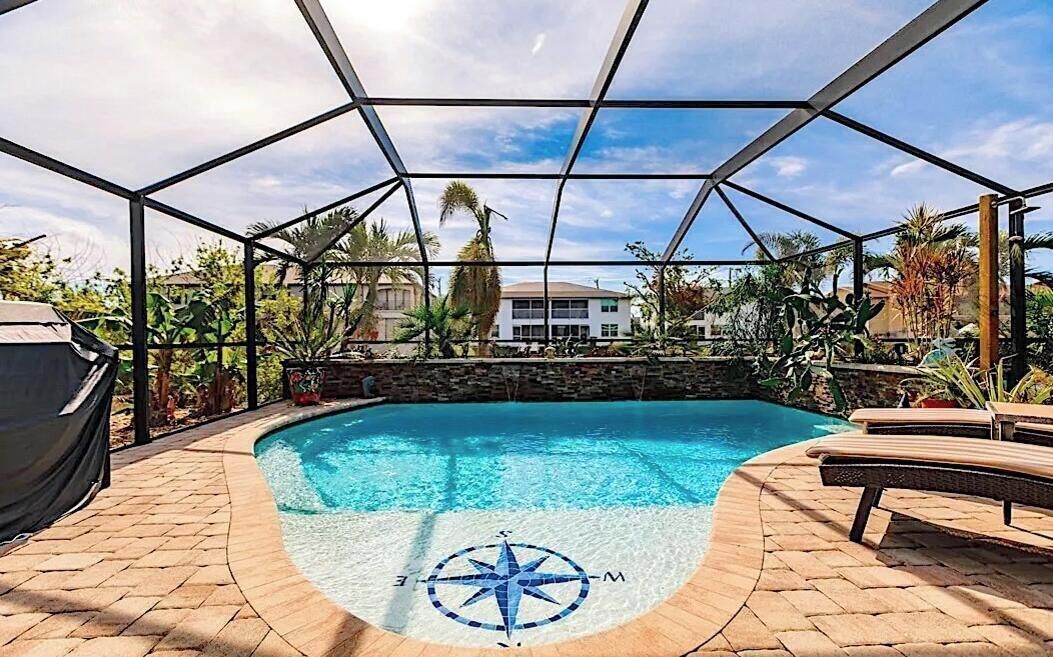 Et oppvarmet basseng