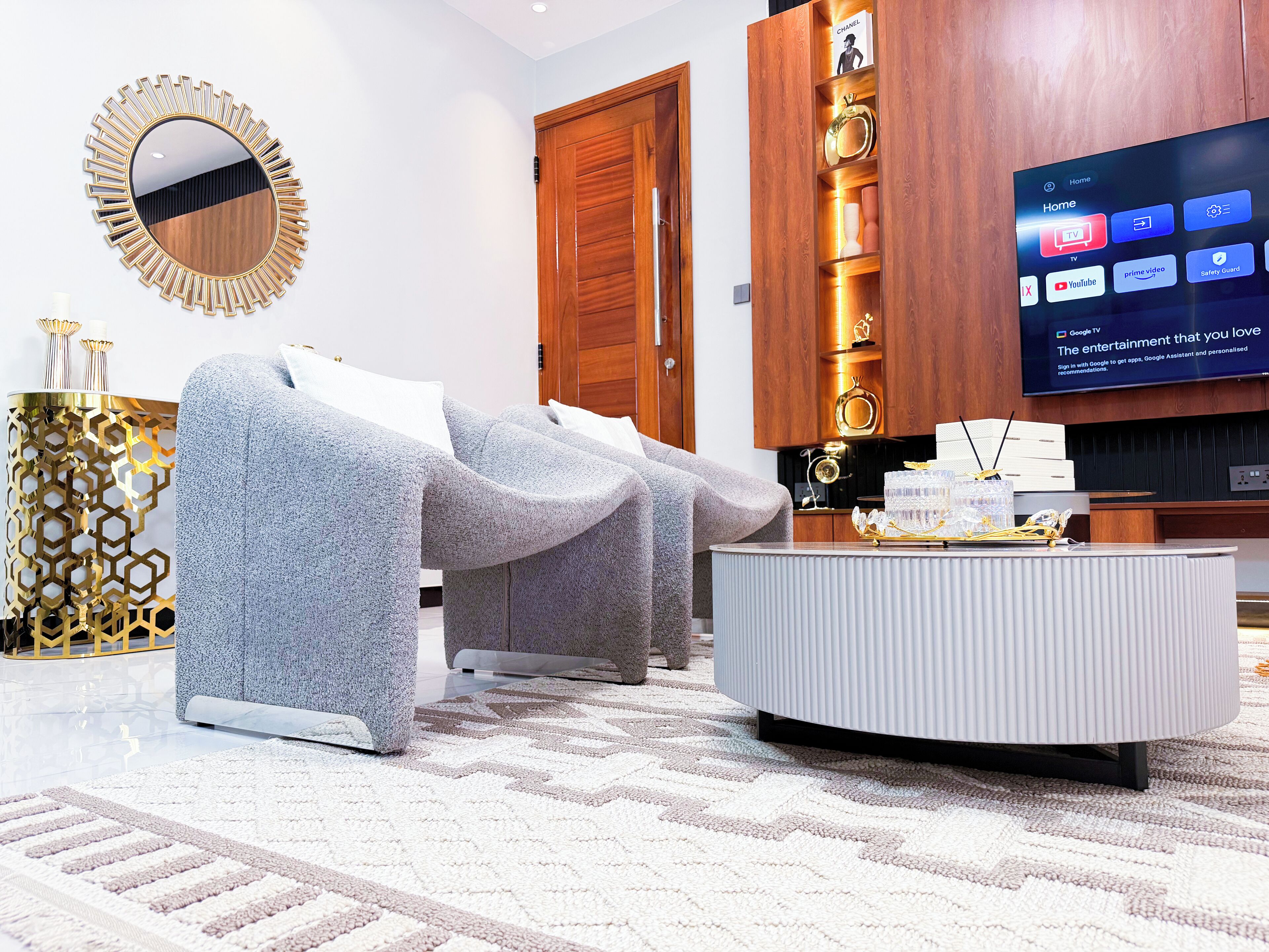 舒適公寓, 露台, 城市景 | 客廳