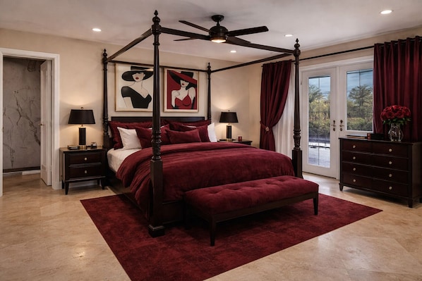 Iron/ironing board, WiFi, bed sheets - Spacious 5-bedroom resort in peaceful Desert Hot Springs with AC (Desert Hot Springs)