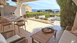 Outdoor dining - House 6 people - Air conditioning - Wifi - Sea view - Swimming pool residence - Sainte Maxime (STE MAXIME)