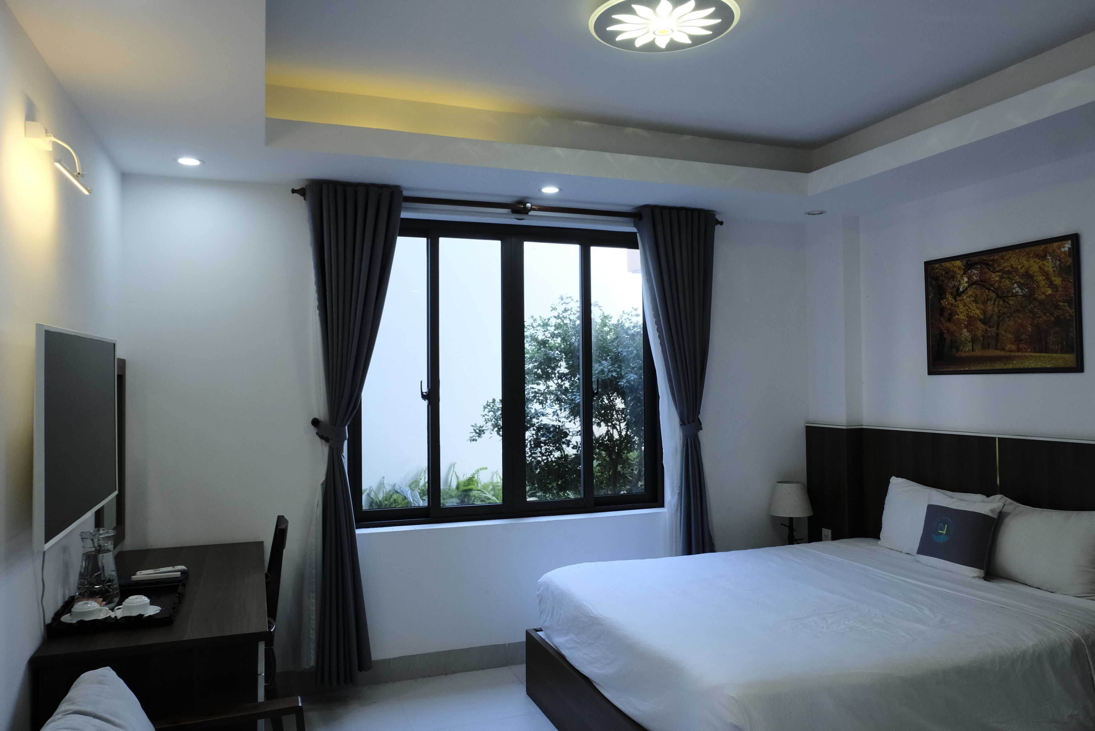 Chambre Double, vue jardin