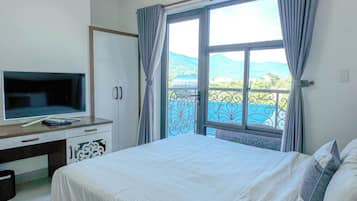 Habitación doble superior, vista a la montaña | Wifi gratis y ropa de cama