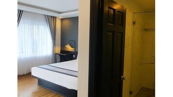Standard Double Room, Courtyard View | In-room safe, desk, laptop workspace, blackout drapes