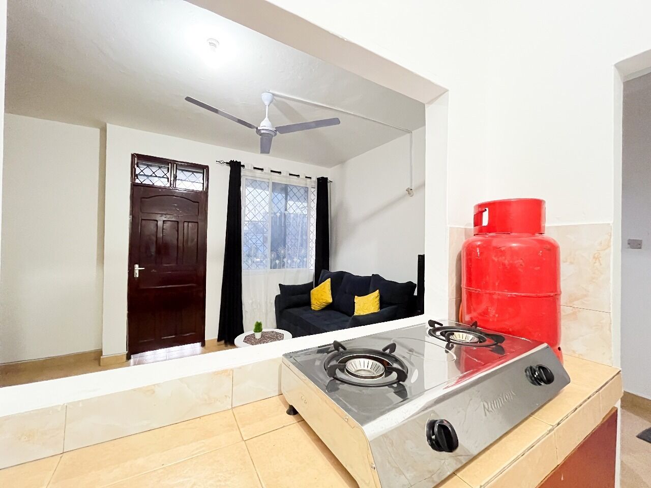 Economy-huoneisto, parveke, kaupunkinäköala | Yksityinen keittiö | Jääkaappi, mikroaaltouuni