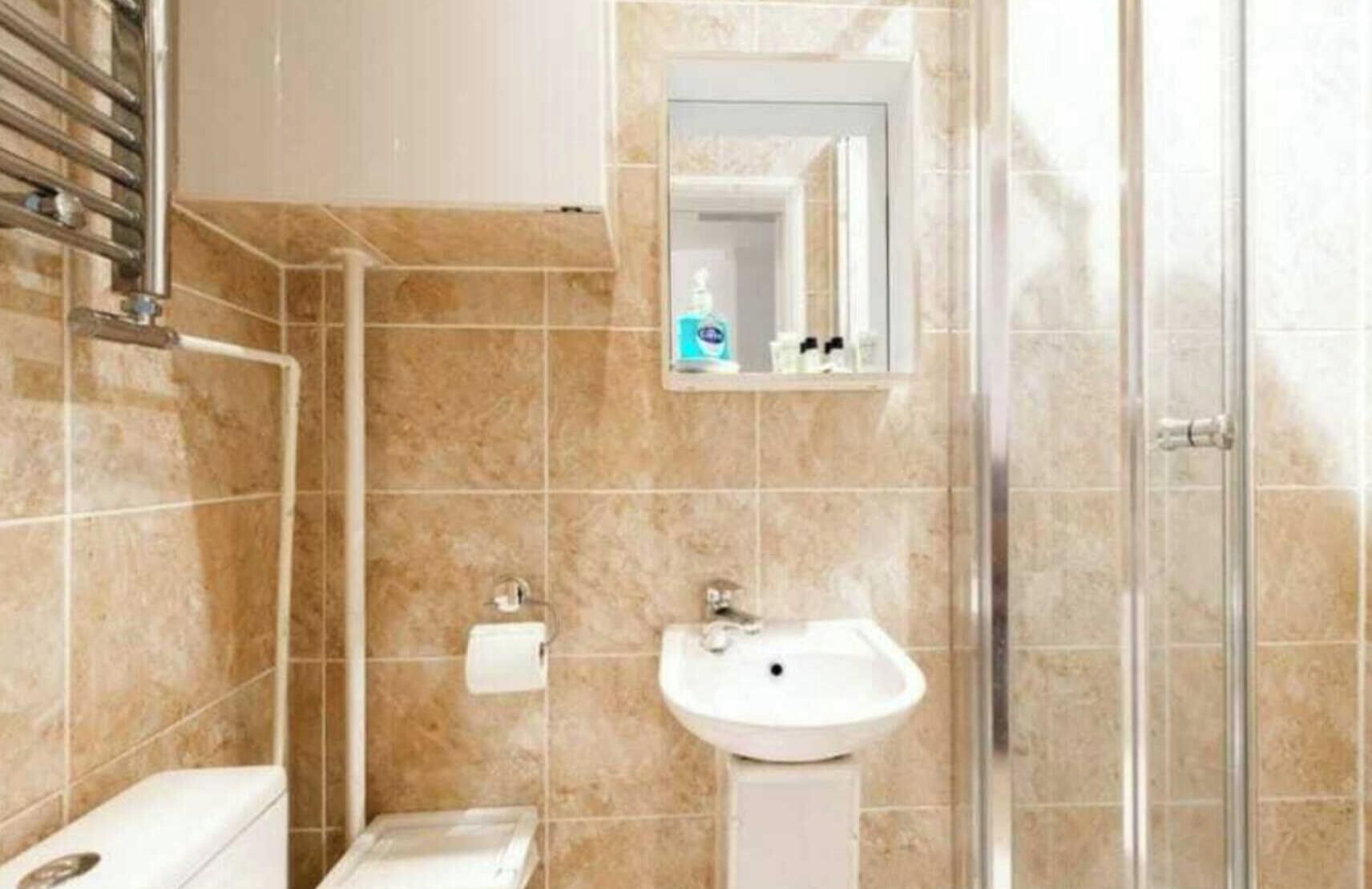 Shower, hair dryer
