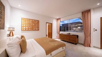 Luxury Villa, 5 Bedrooms, Private Pool, Pool View | In-room safe, blackout curtains, free WiFi, bed sheets