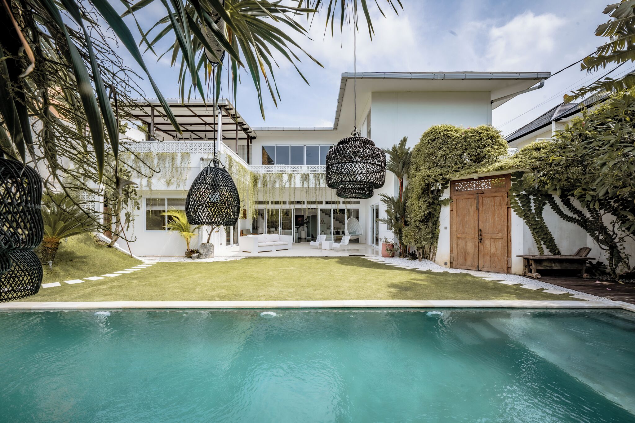 Luksusvilla, 5 soverom, privat basseng, bassengutsikt | Safe på rommet, blendingsgardiner, wi-fi (inkludert) og sengetøy