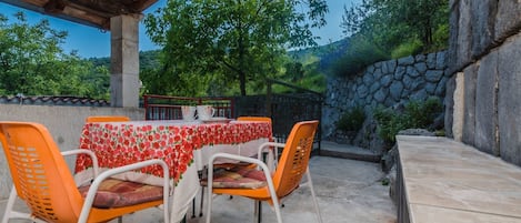 Restauration en plein air