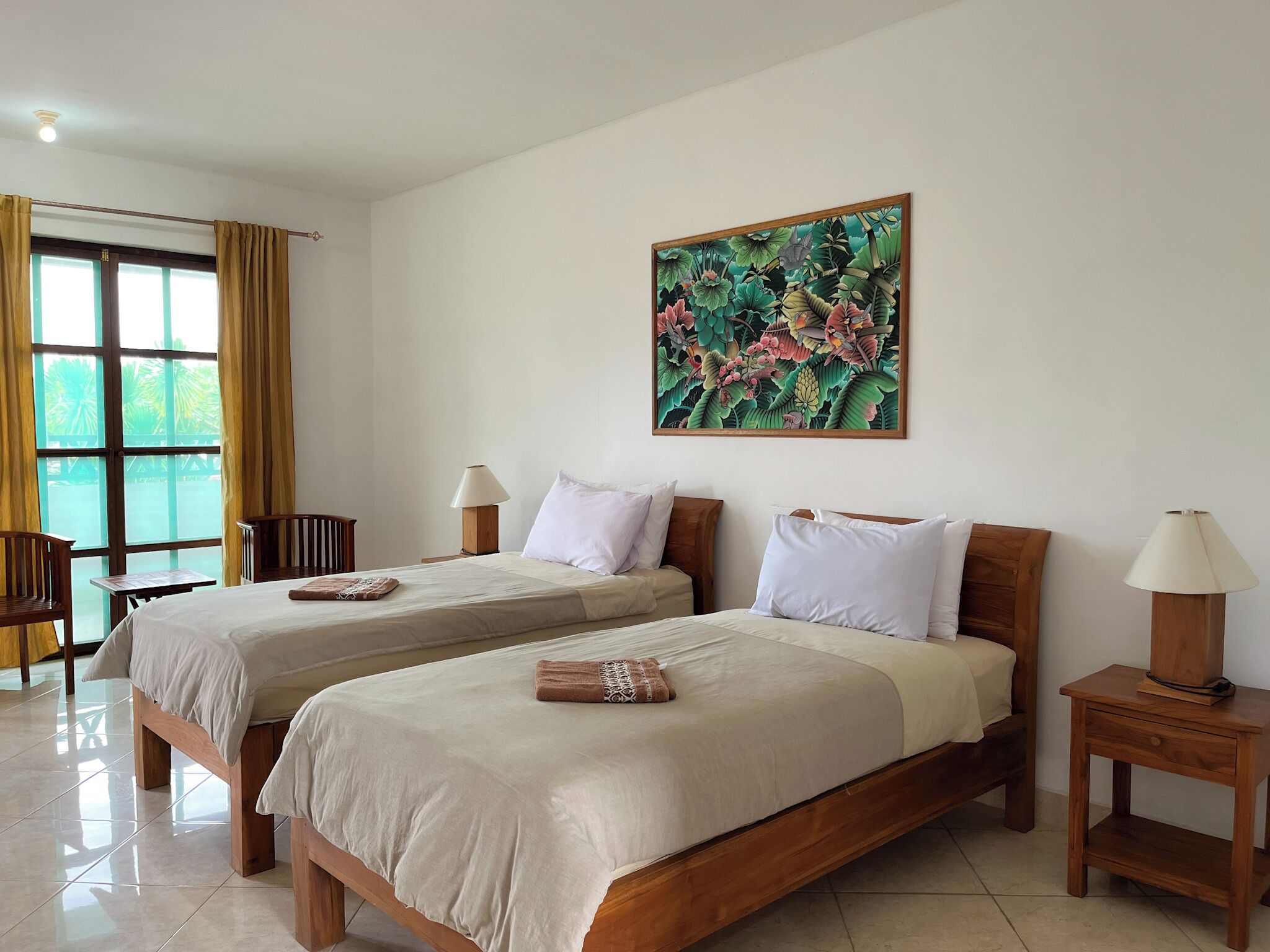 Deluxe-Zweibettzimmer, Gartenblick | Kostenloses WLAN