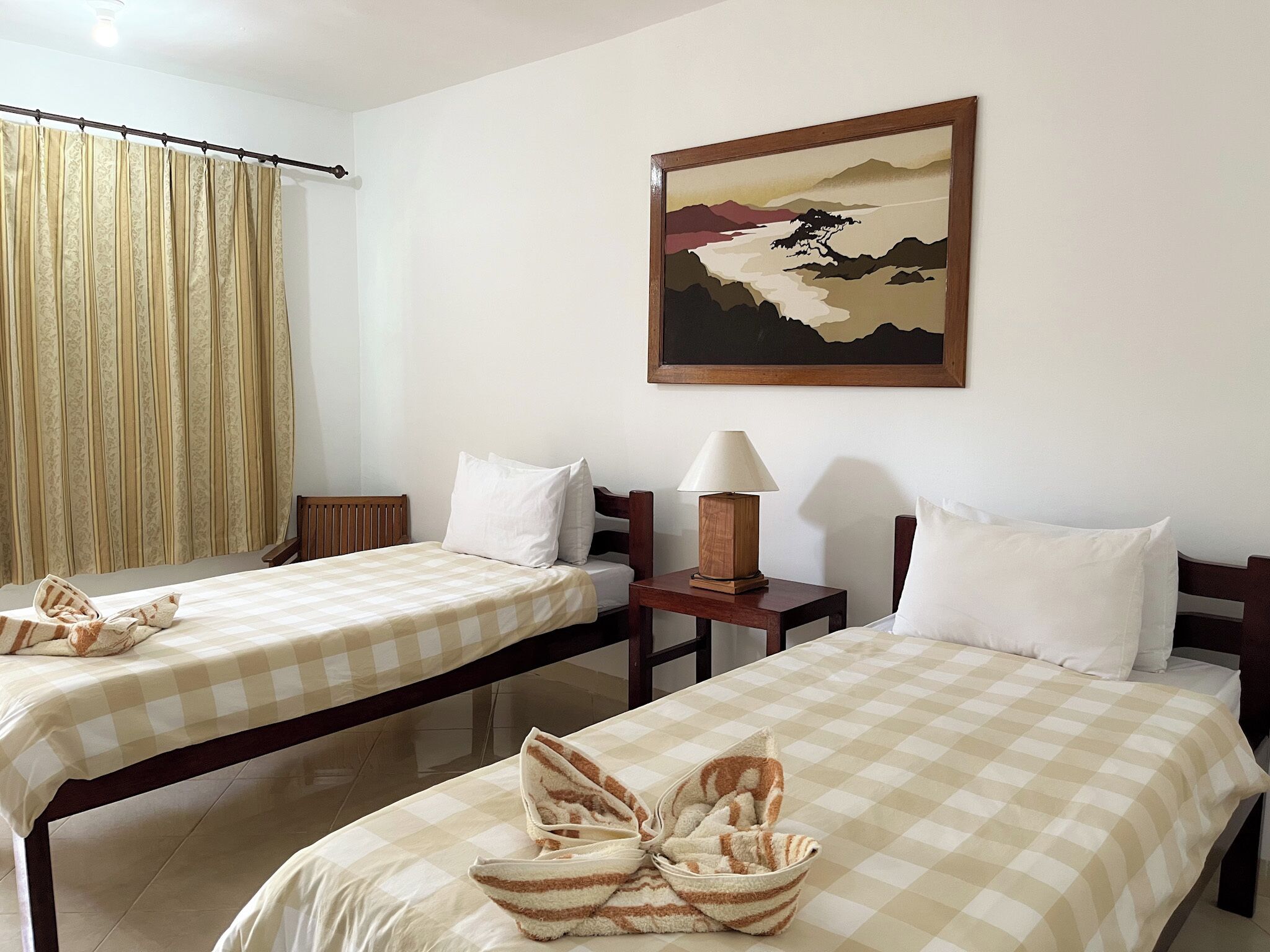 Standard-Zweibettzimmer, eigenes Bad, Gartenblick | Kostenloses WLAN