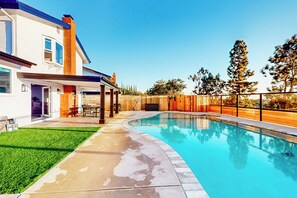 A heated pool - Dog-Friendly Home: Saltwater Pool, Fire Pit, Games (San Diego)