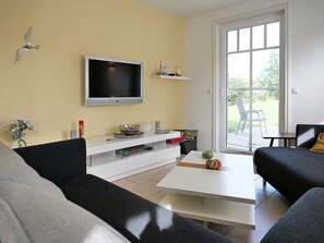 Fernseher, Kamin