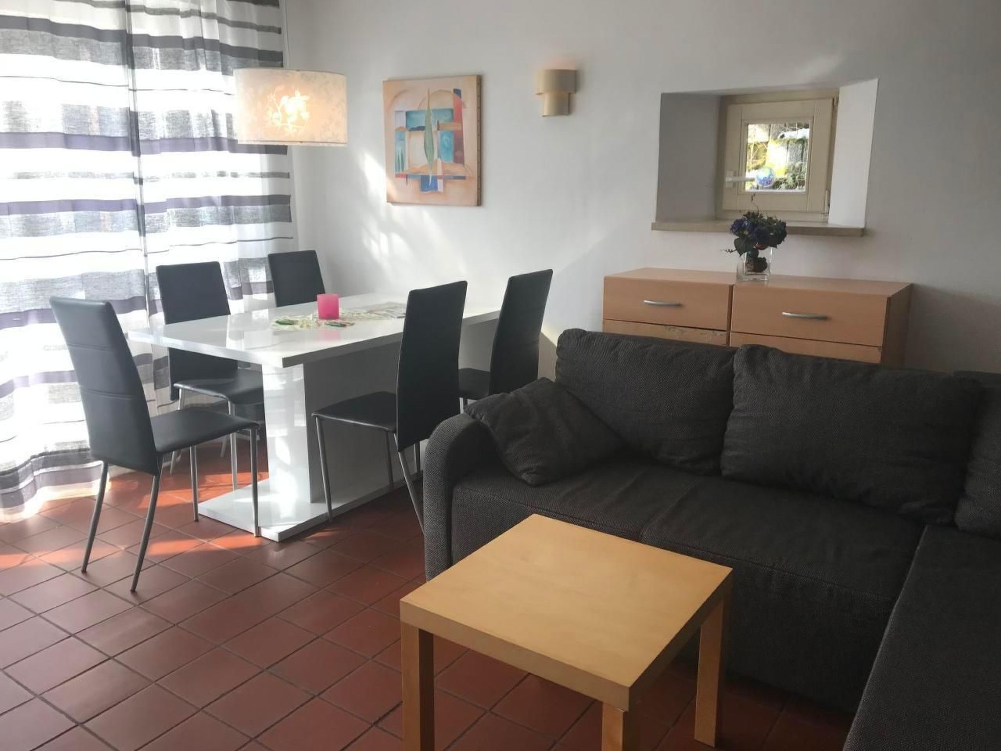 Fernseher, Kamin