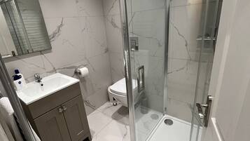 Shower, hair dryer