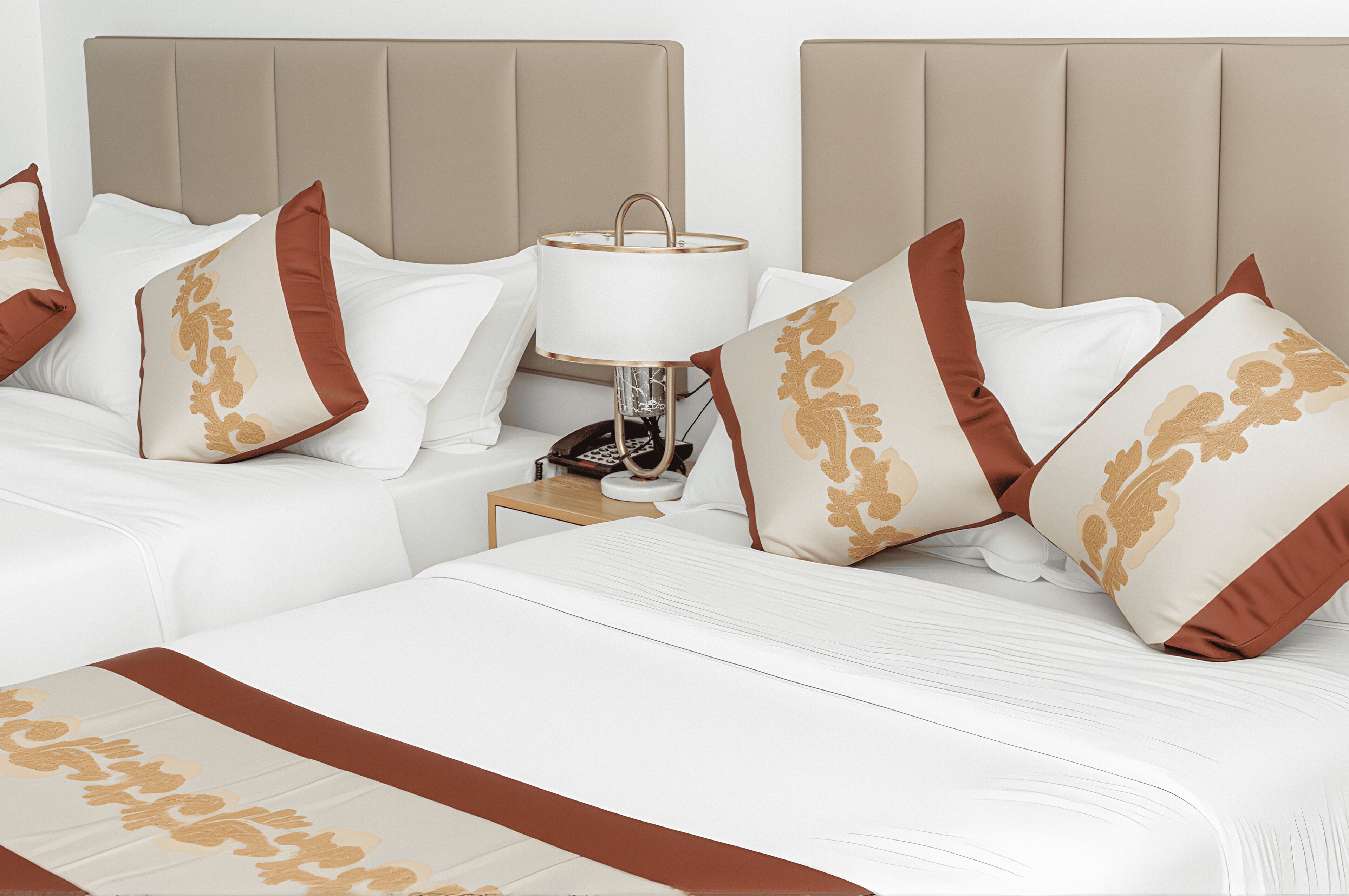 Double or Twin Room | Memory foam beds, desk, soundproofing, free WiFi