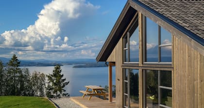 Luxury cabin, Wellness and view over the Tyrifjord