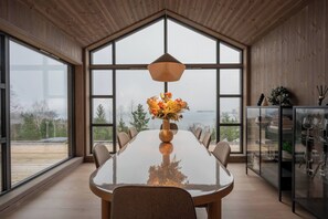 Dining - Luxury cabin, Wellness and view over the Tyrifjord (Vikersund)