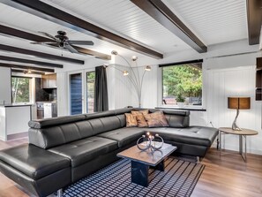 Télévision, cheminée