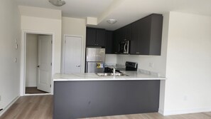 Microwave, stovetop, dishwasher