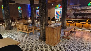 Sitteområde i lobbyen