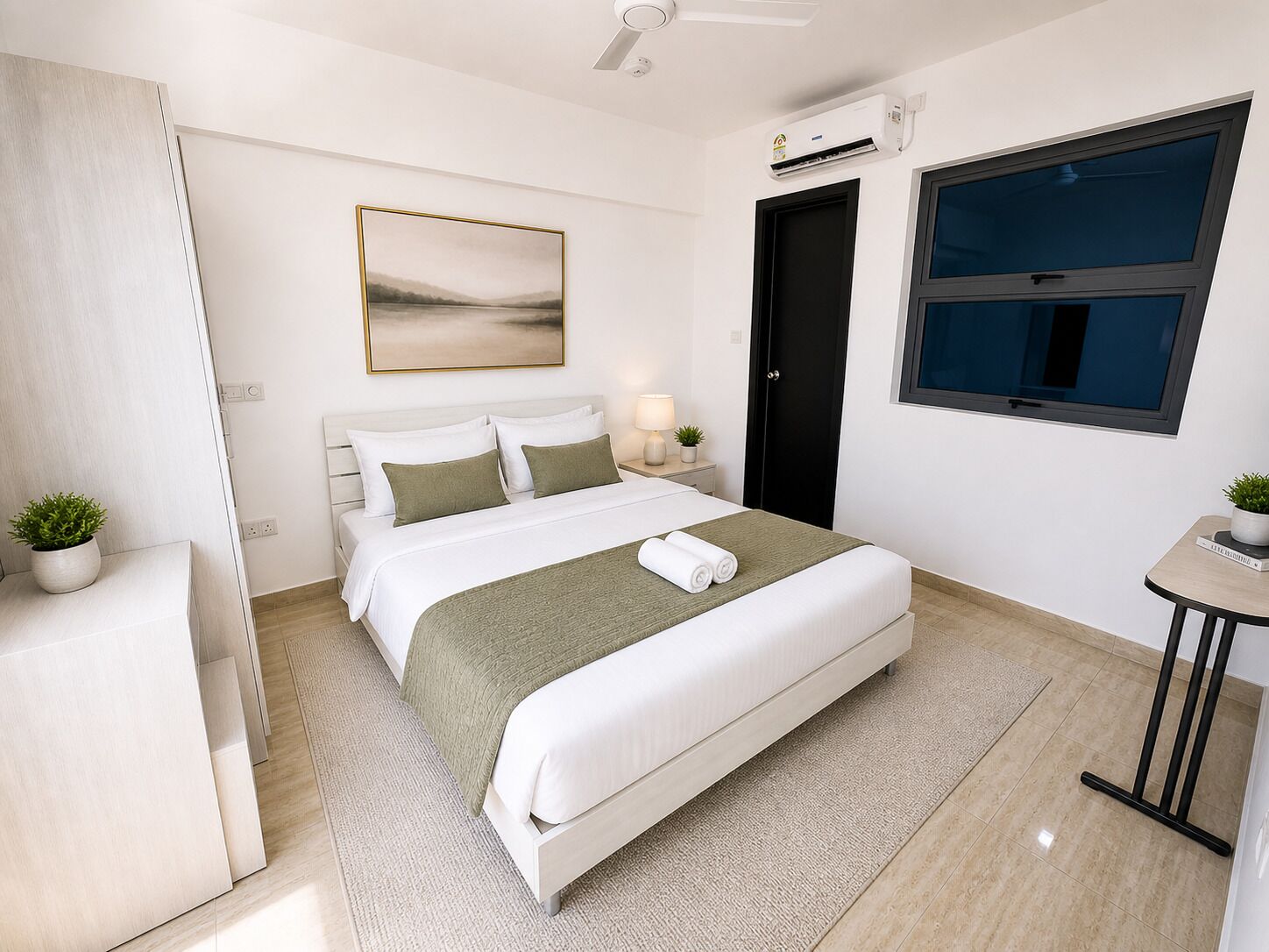 2 dormitorios, tabla de planchar con plancha, wifi y ropa de cama